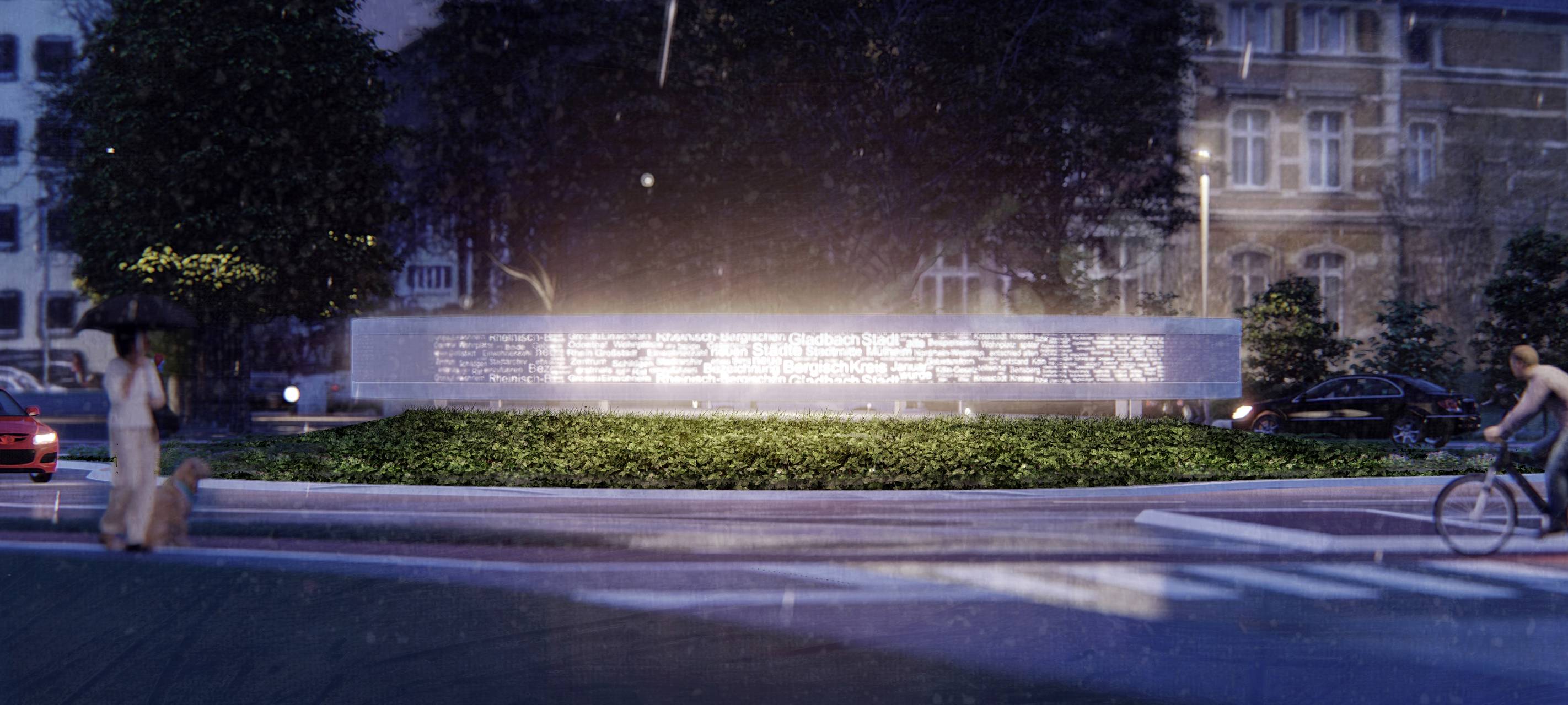 Kreisverkehr Bergisch Gladbach-Schnabelsmühle