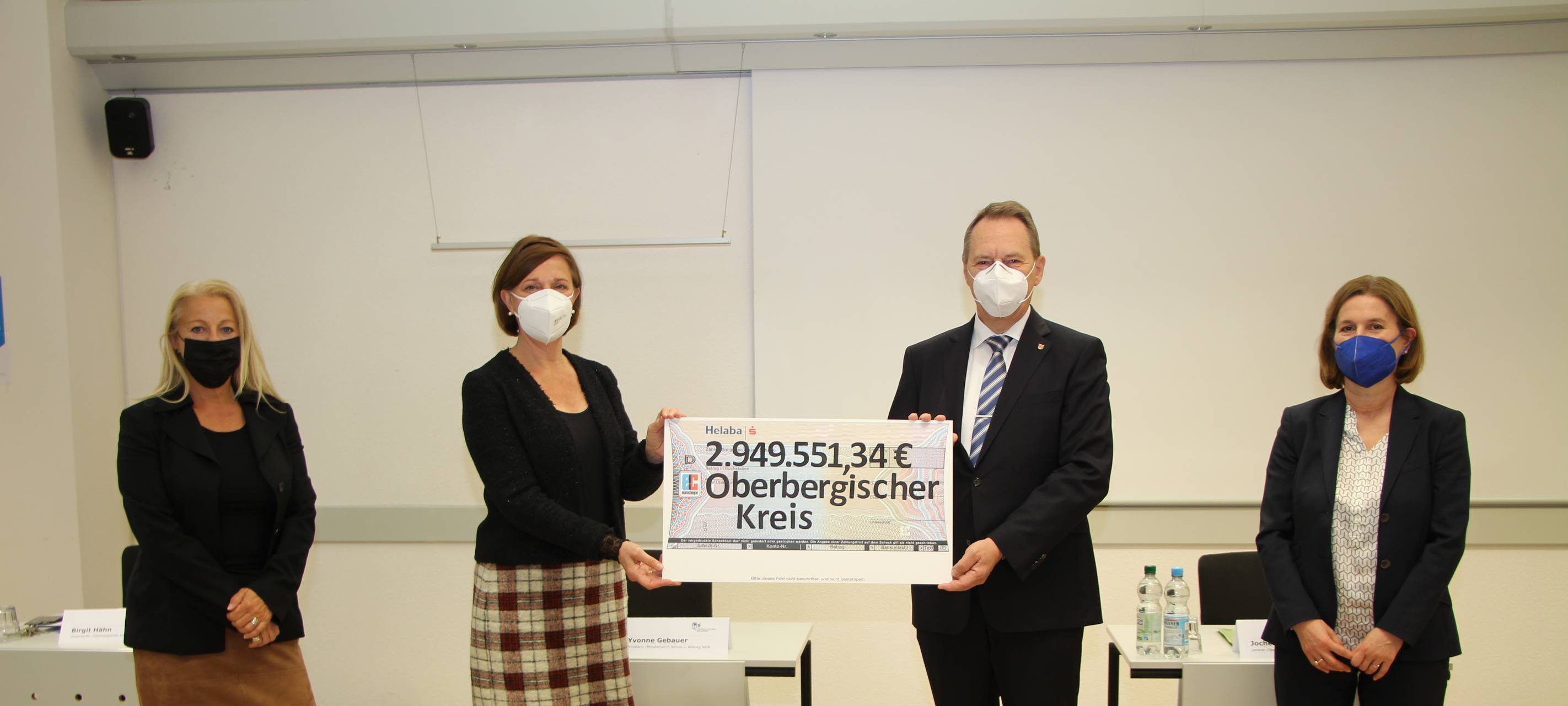 Drei Millionen Euro für Schulen im Oberbergischen