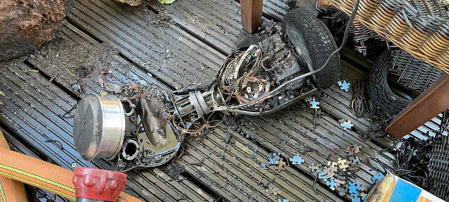 Brennendes Hoverboard macht Wohnung in Bergisch Gladbach unbewohnbar