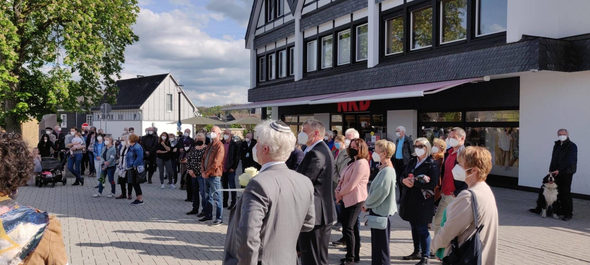 Mahnwache gegen Antisemitismus in Nümbrecht