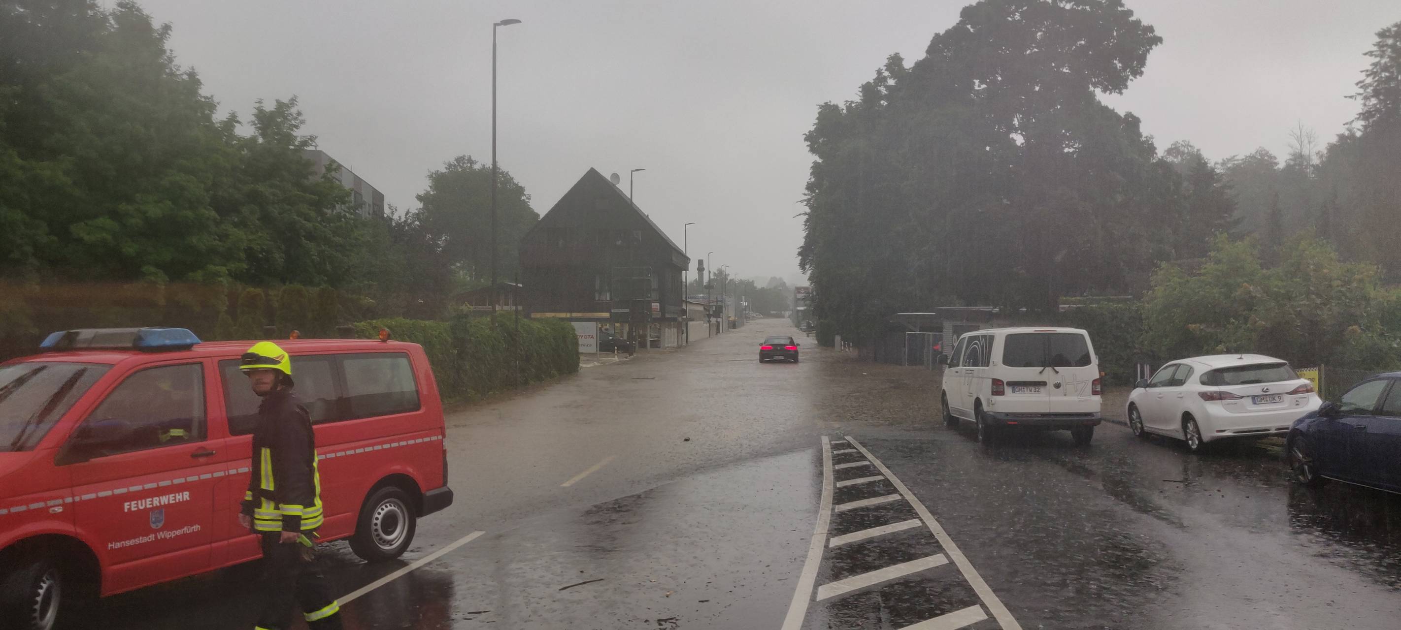 Starkregen Wipperfürth Leiersmühle