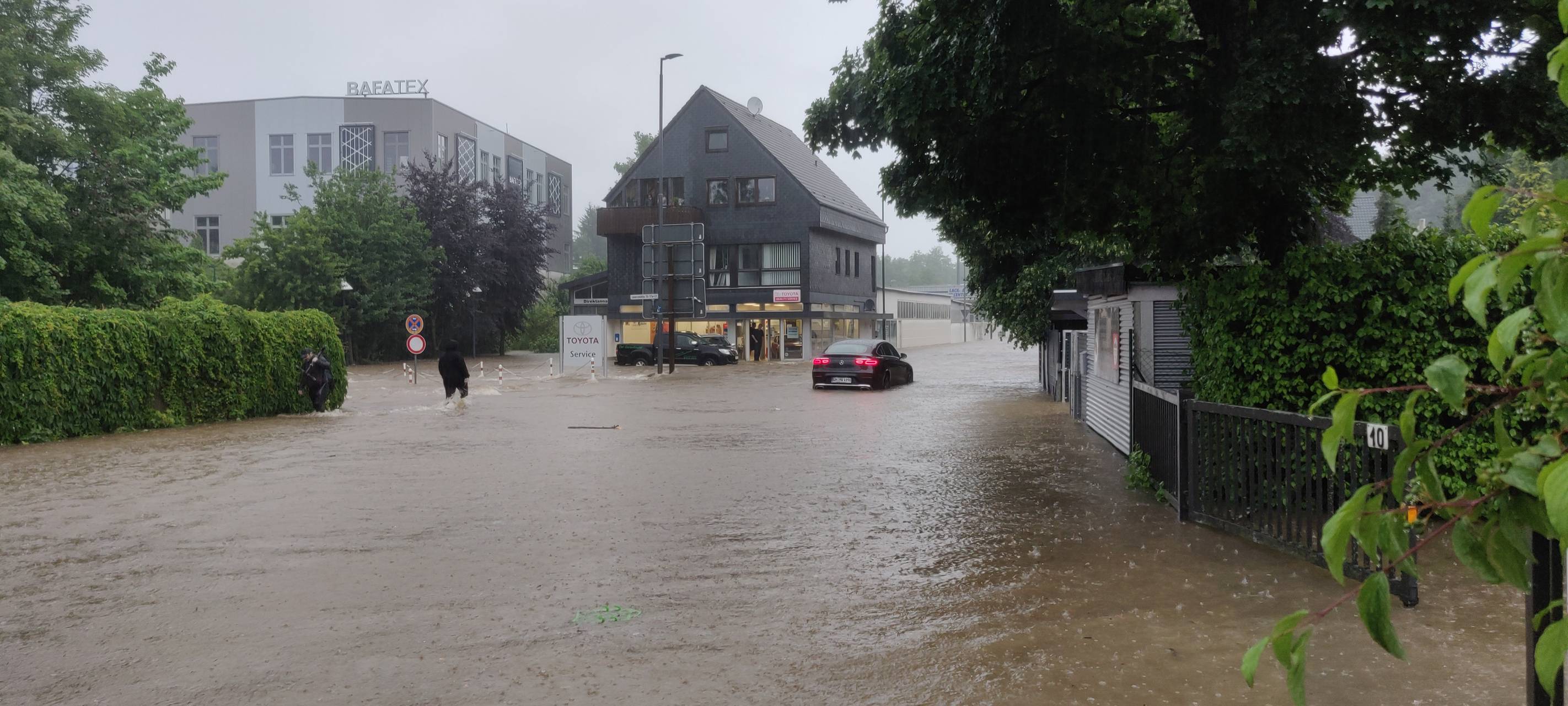 Starkregen Wipperfürth Leiersmühle