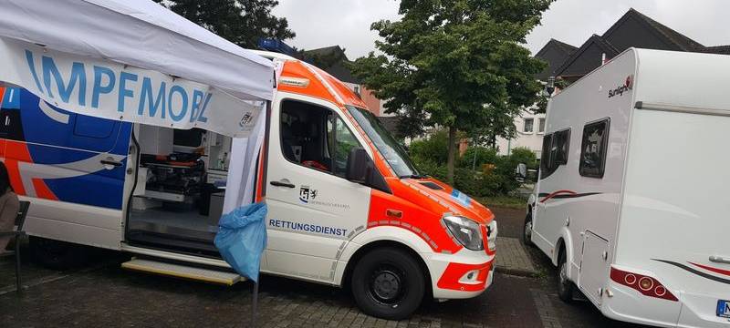 Impfmobile fahren weiter durch Oberberg