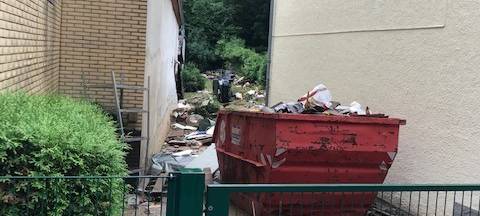 Starkregen Odenthaler Straße Bergisch Gladbach
