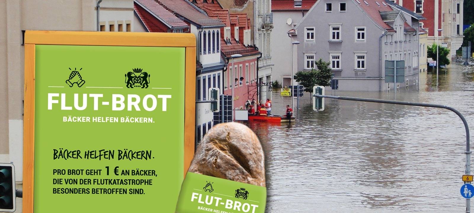 Flutbrot Bäcker helfen Bäckern