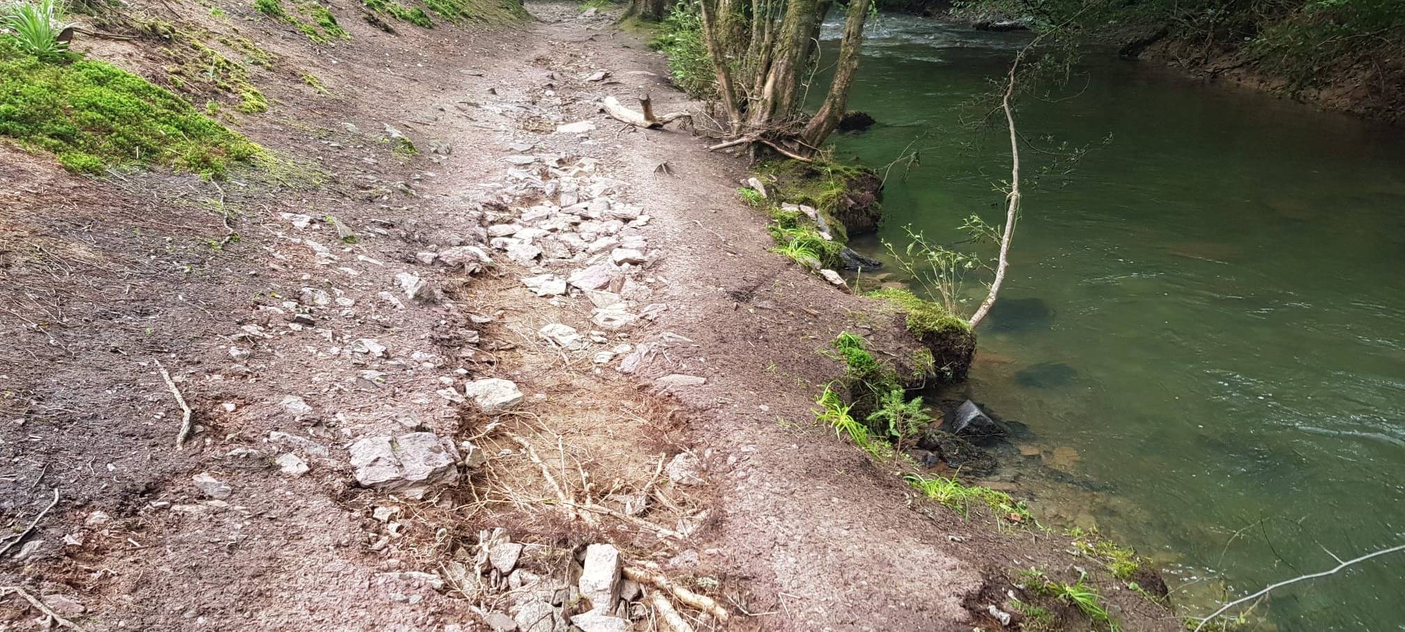 Hochwasser: Rad- und Wanderwege im Bergischen beschädigt