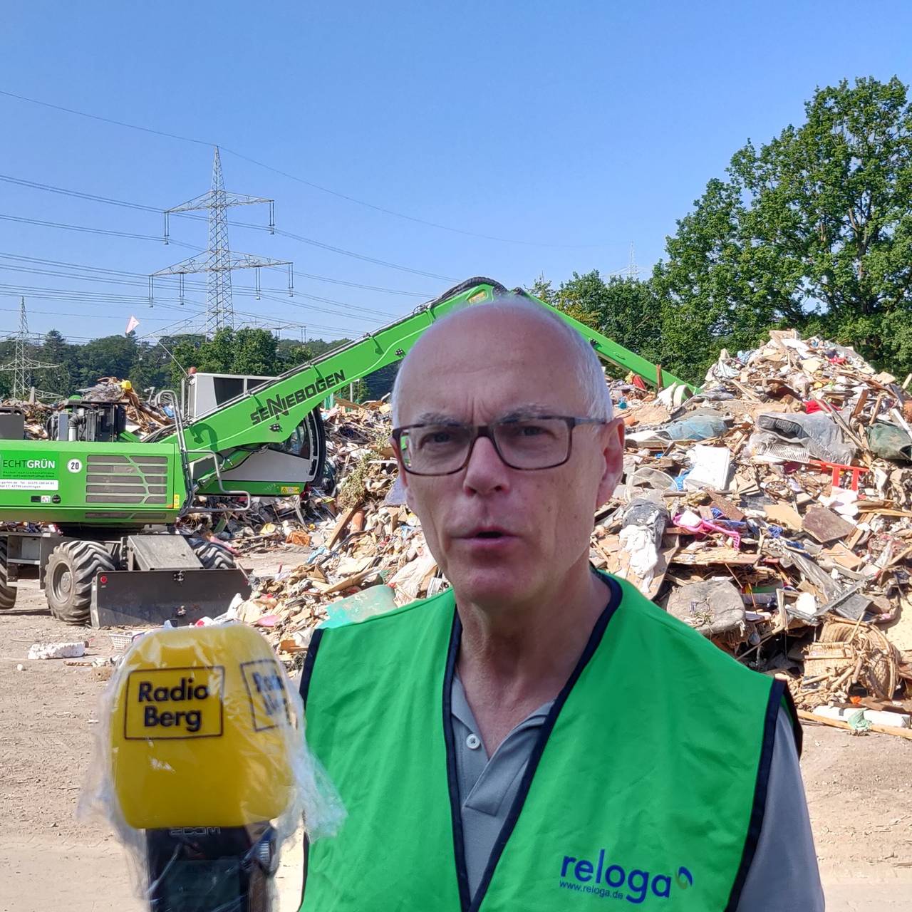 Müll nach Unwetter Leichlingen