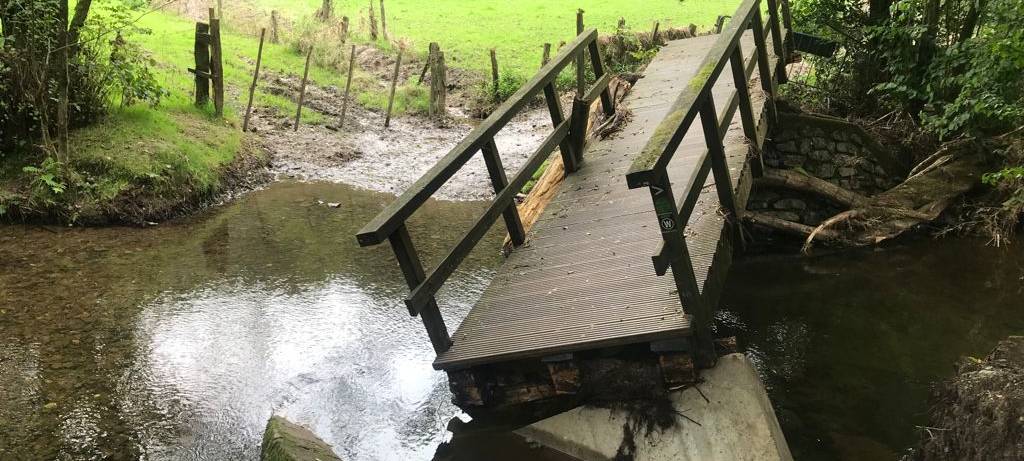 Wanderwege nach dem Hochwasser