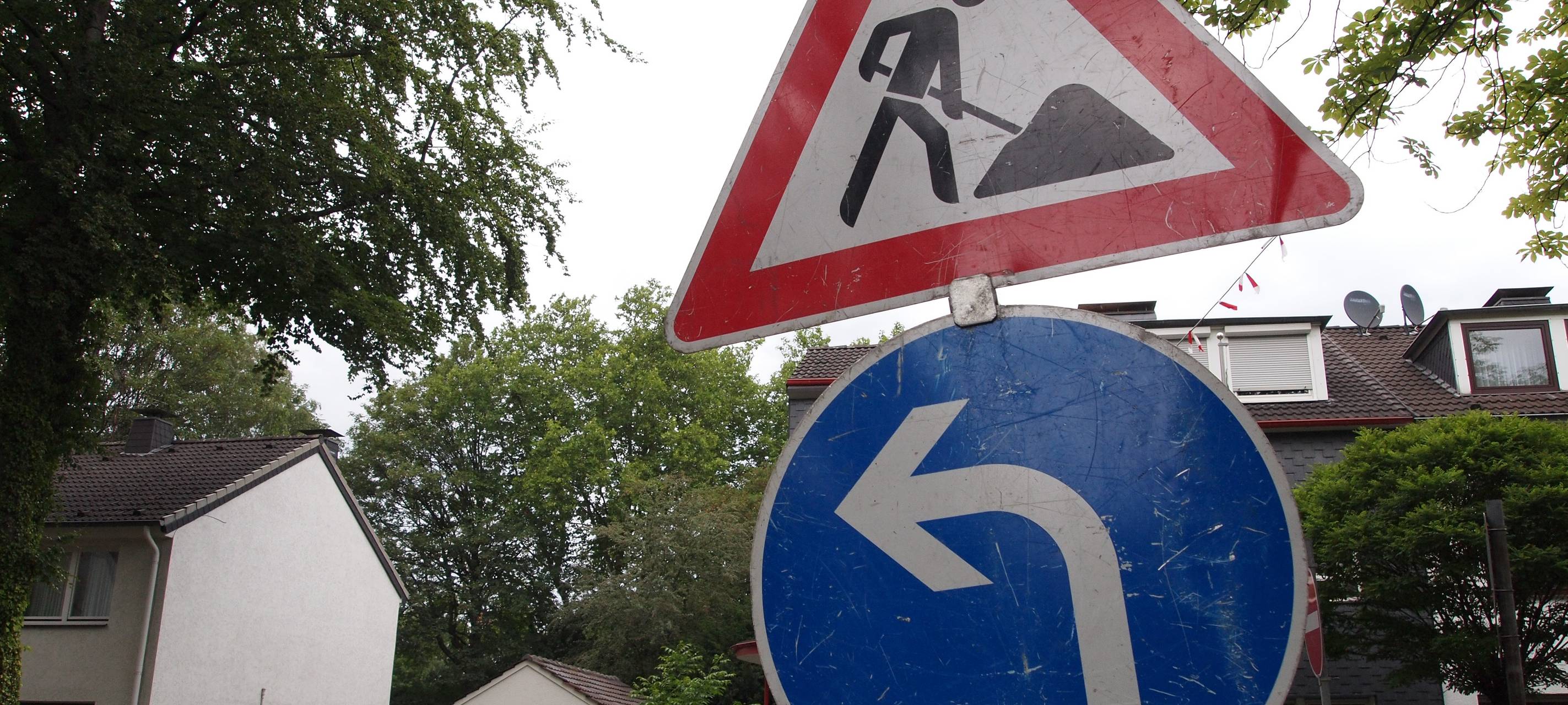 Unsere Zukunft Leben mit dem Klimawandel - Straßenbauarbeiter