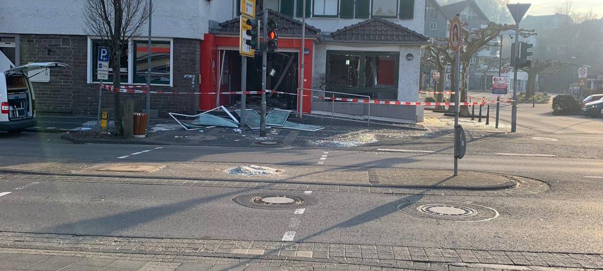 Wieder Geldautomat in Engelskirchen gesprengt