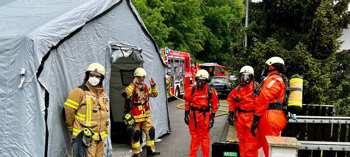 Schwer verletzt durch Chlorbleichlauge