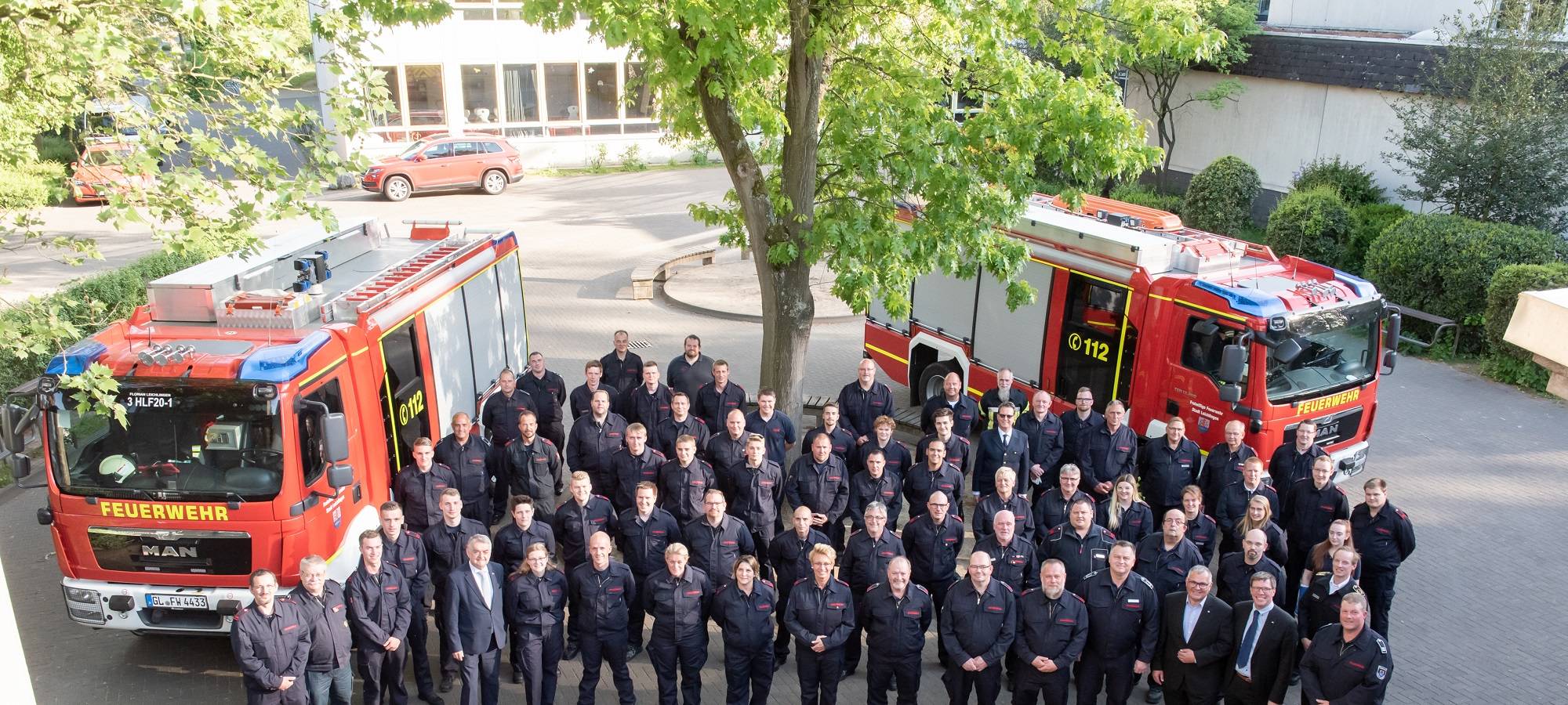 Nach der Flut im Juli - 141 Leichlinger Feuerwehrleute geehrt