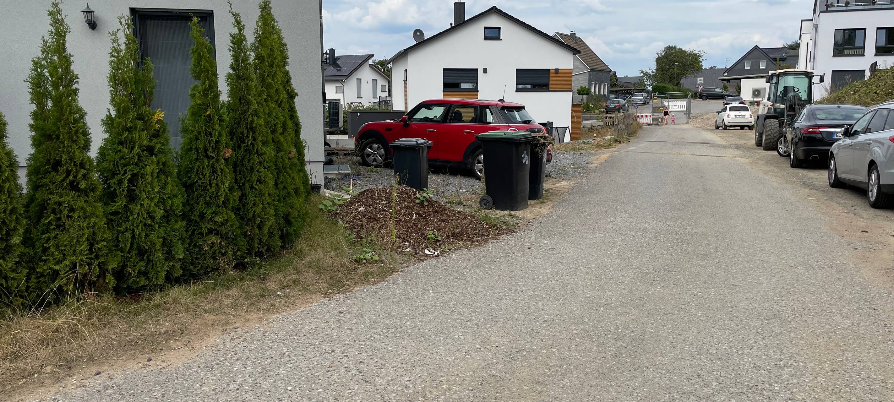 Baustillstand im Wohngebiet Burscheid-Hilgen