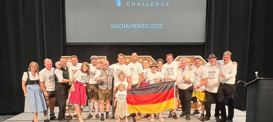 Riesige Freude: Rösrather ist mit seinem Team Metzger-Weltmeister!