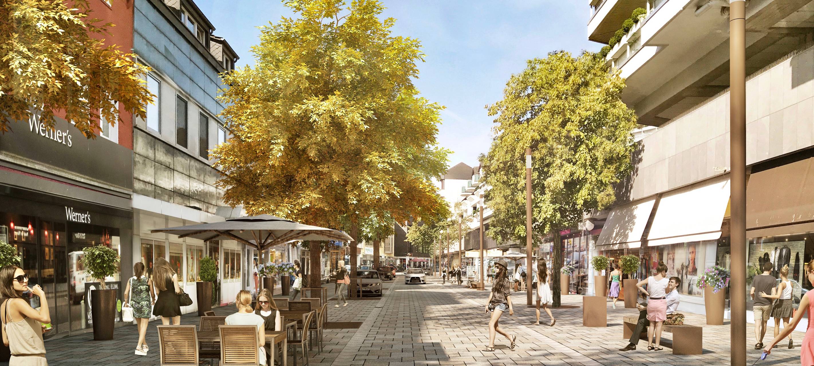 Schloßstraße in Bensberg - der große Umbau beginnt in 2023