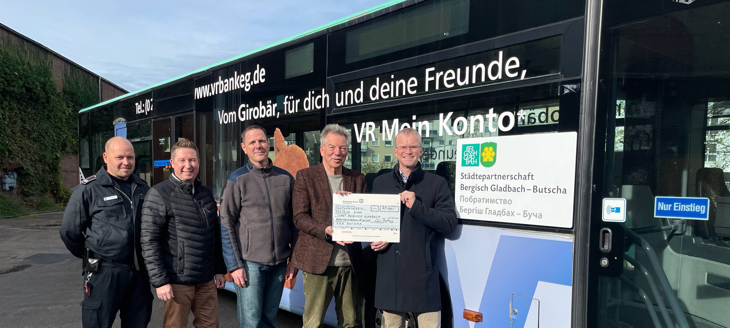 Überwältigende Hilfsbereitschaft für Butscha