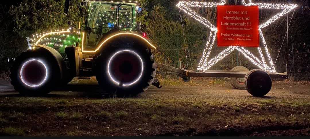 Lichterzug - ''Ein Funken Hoffnung - ohne Bauern geht es nicht''