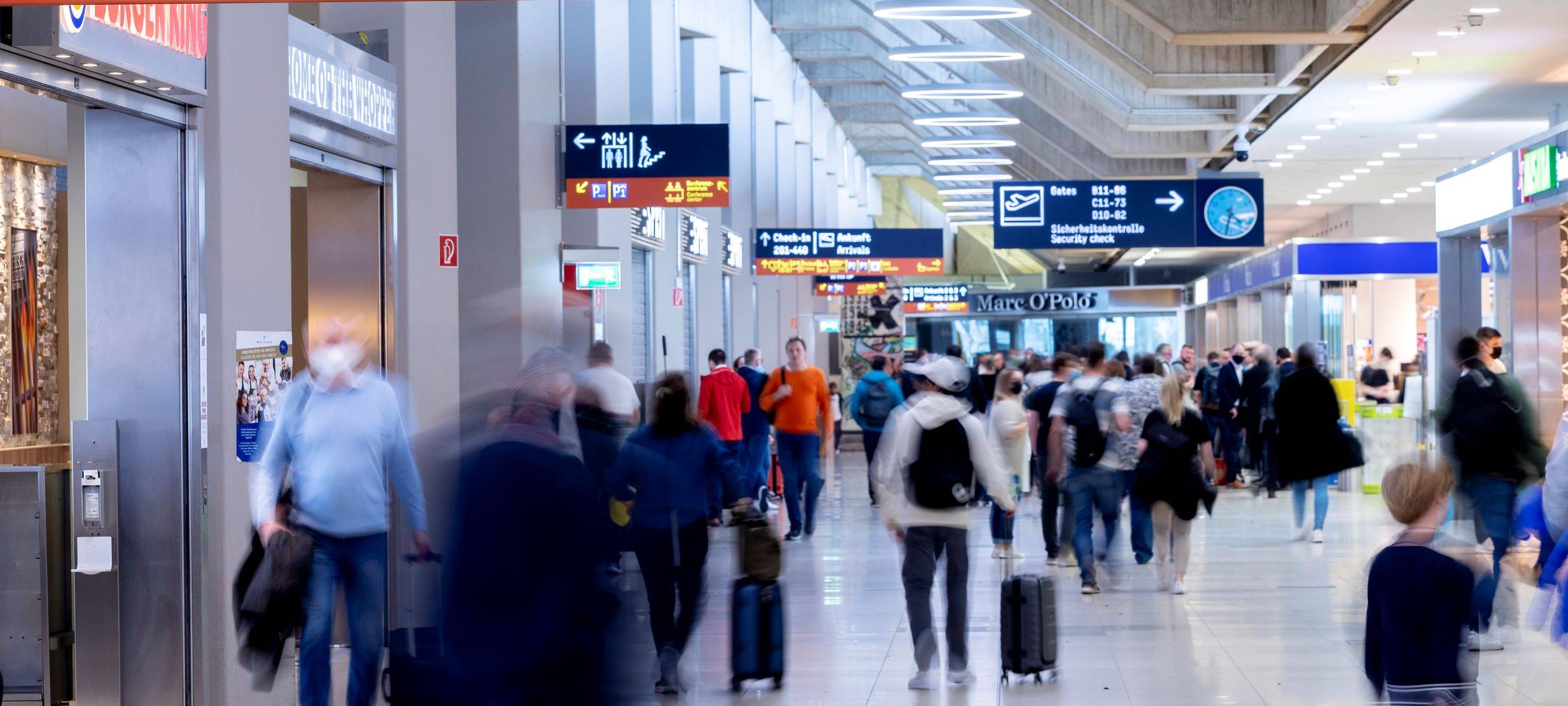 Flughafen - Zeitfenster für Sicherheitskontrolle online buchen