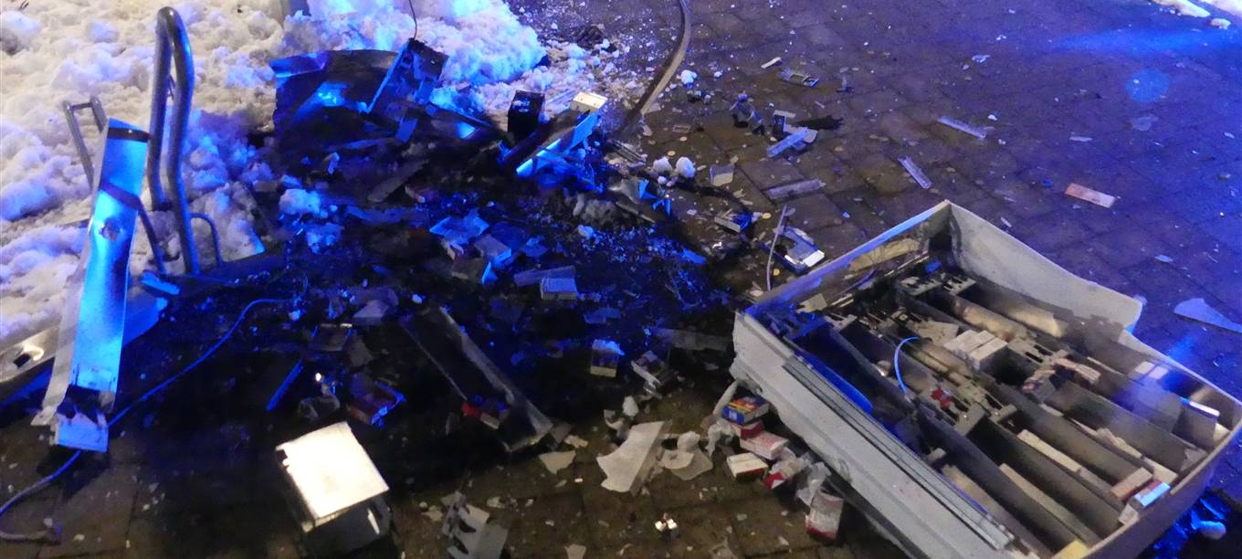Zigarettenautomat in Waldbröl gesprengt