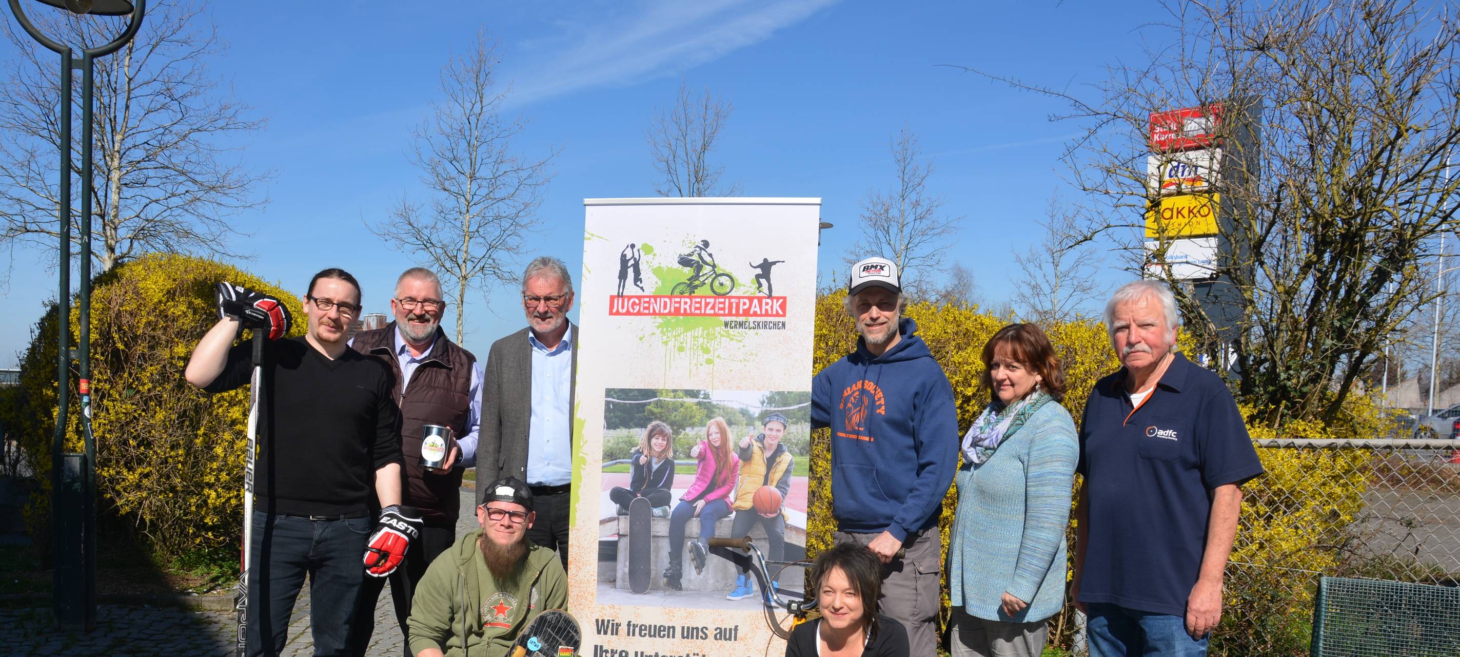 Spendenaktion für Jugendfreizeitpark
