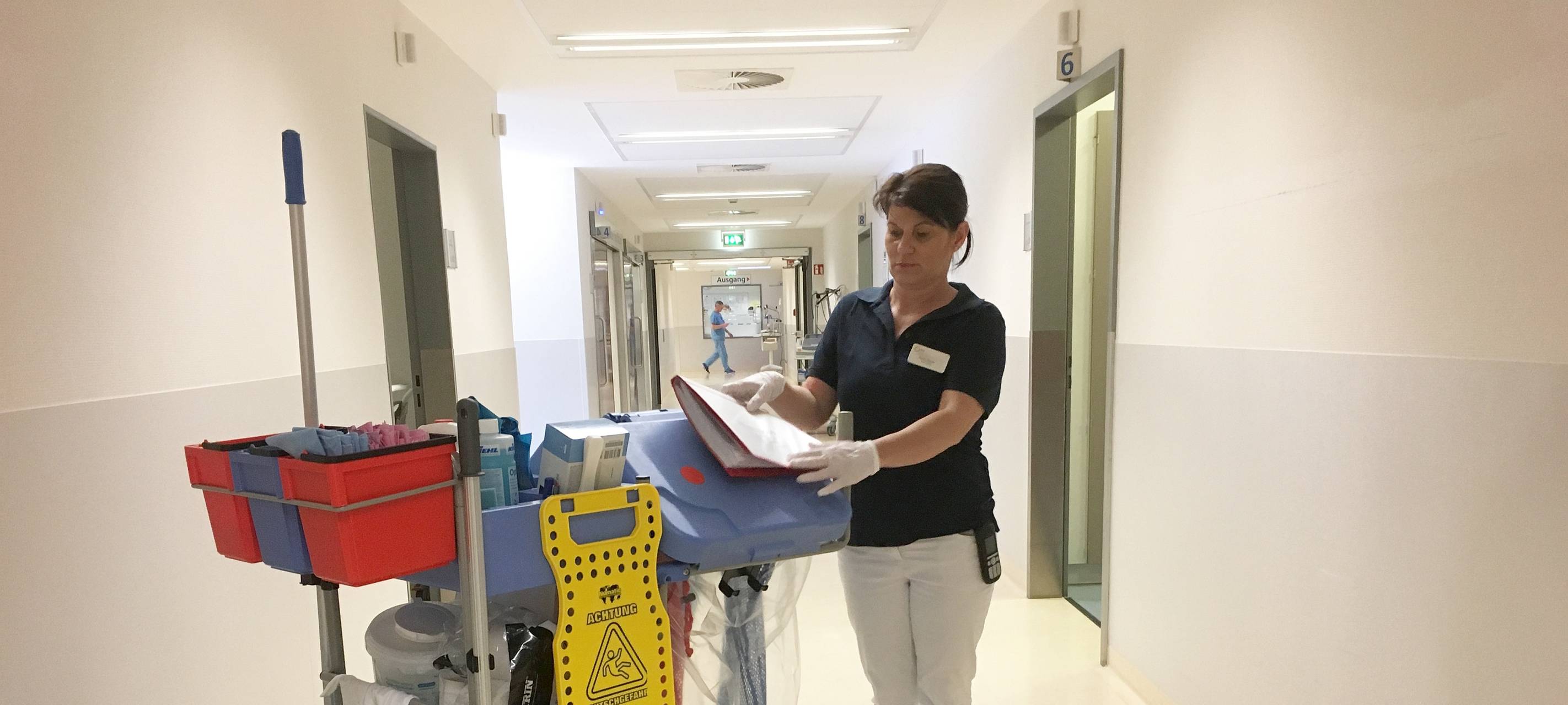 Putzen an besonderen Orten