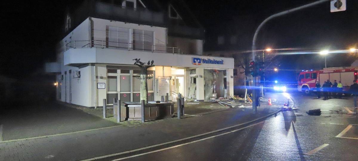 Odenthal - mutmaßliche Geldautomatensprenger in U-Haft