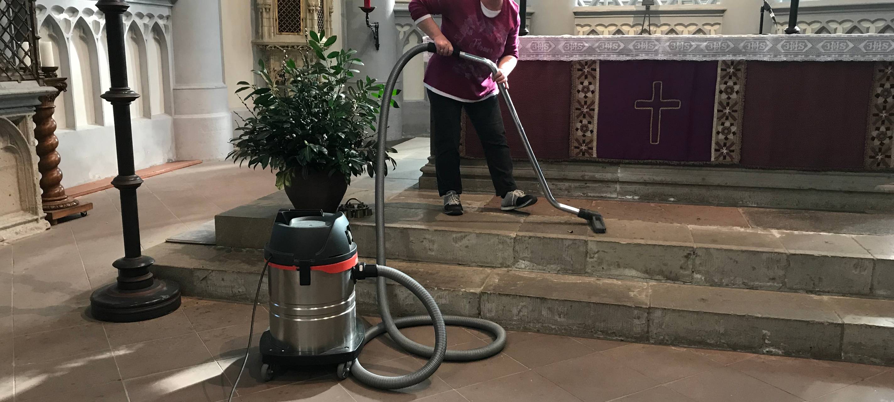 Putzen an besonderen Orten