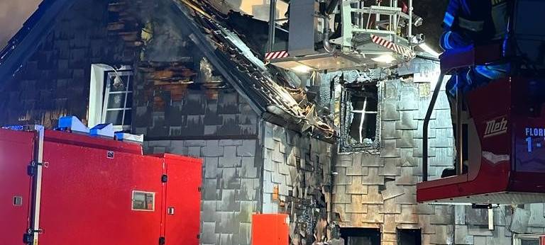 Brandursache in Lindlar klar: Technischer Defekt in Verkabelung