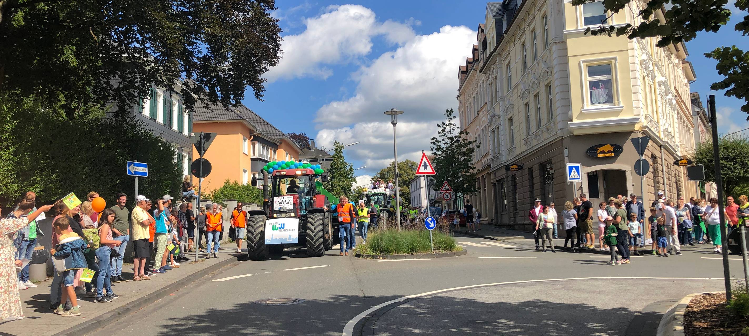 Festumzug zum Stadtjubiläum in Wermelskirchen