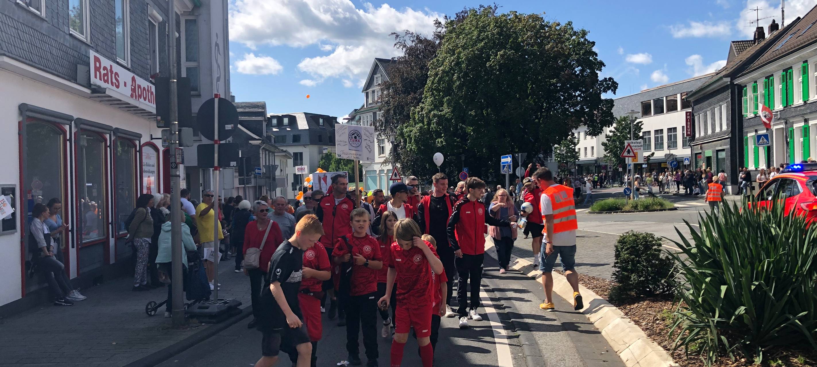 Festumzug zum Stadtjubiläum in Wermelskirchen
