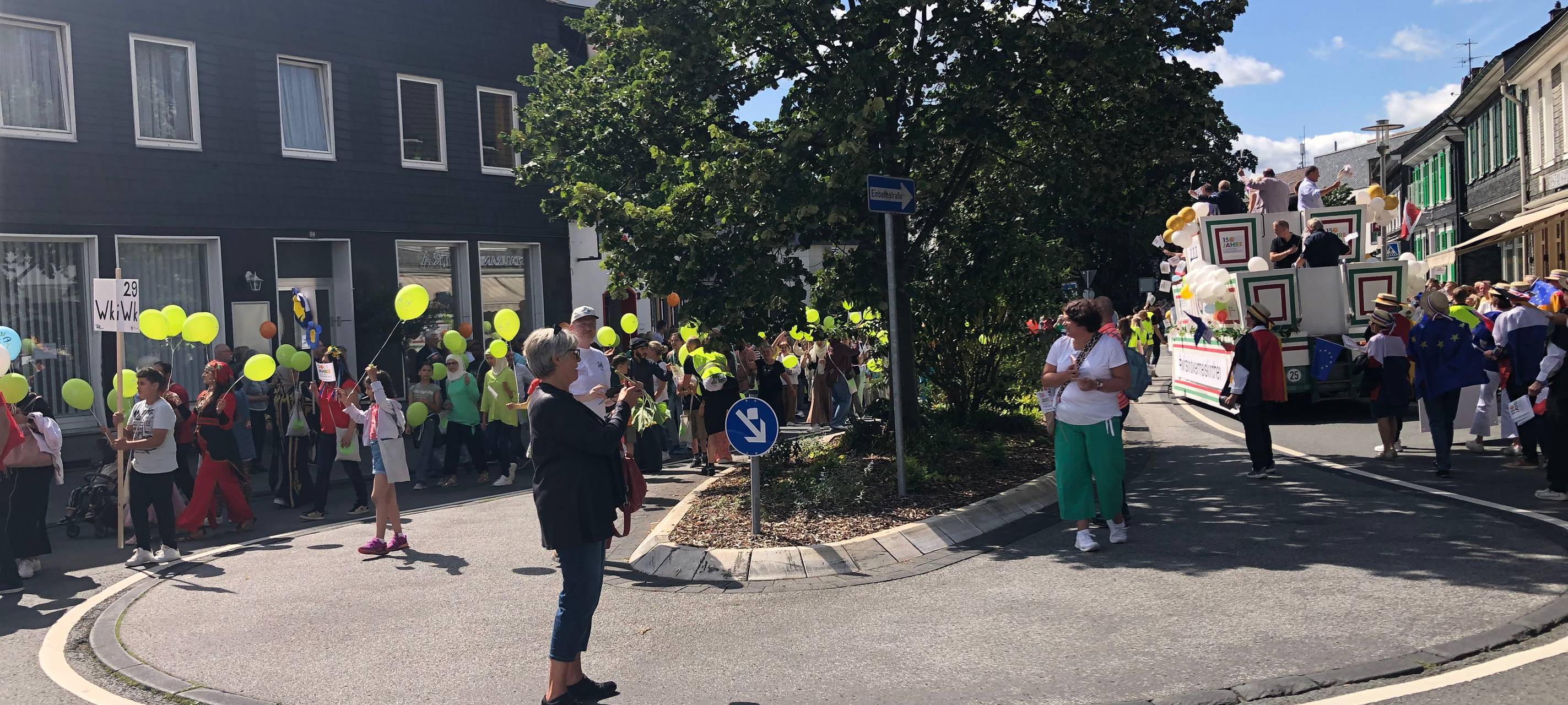 Festumzug zum Stadtjubiläum in Wermelskirchen