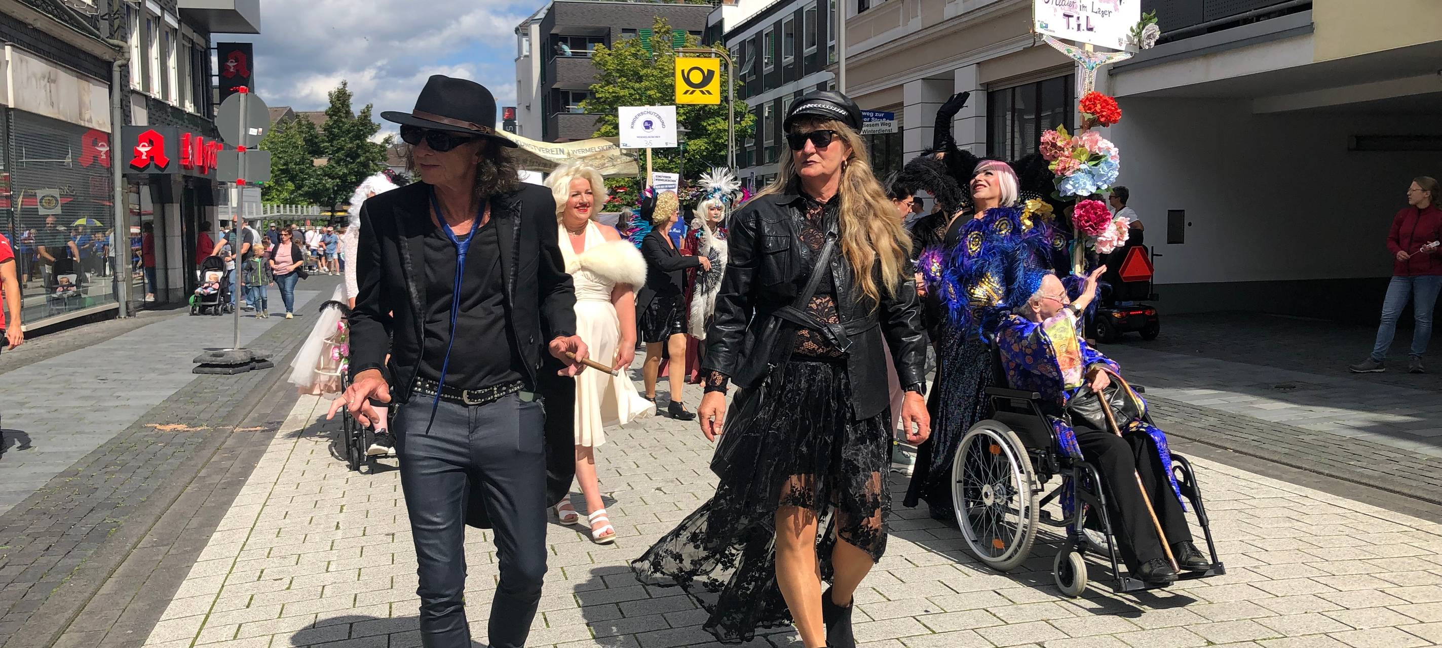 Festumzug zum Stadtjubiläum in Wermelskirchen