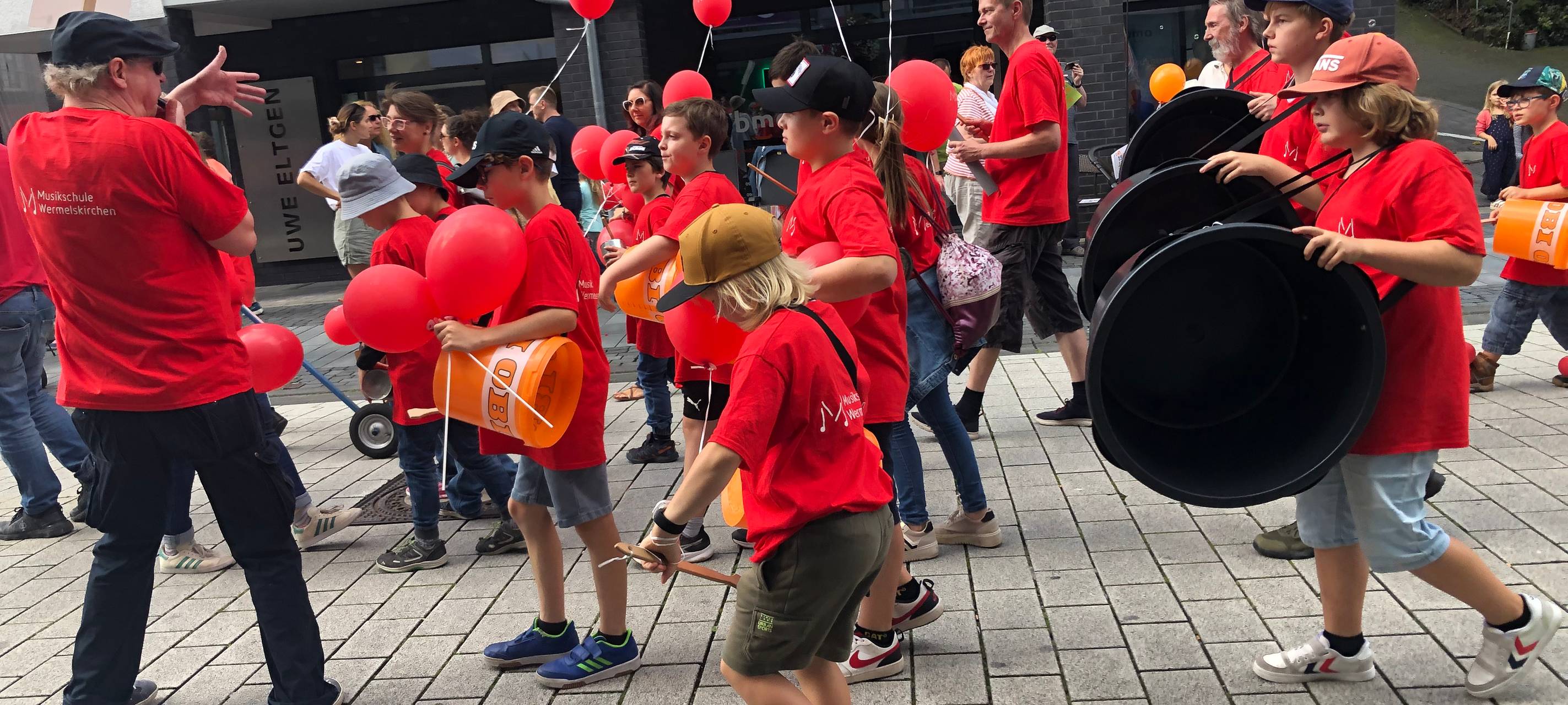 Festumzug zum Stadtjubiläum in Wermelskirchen