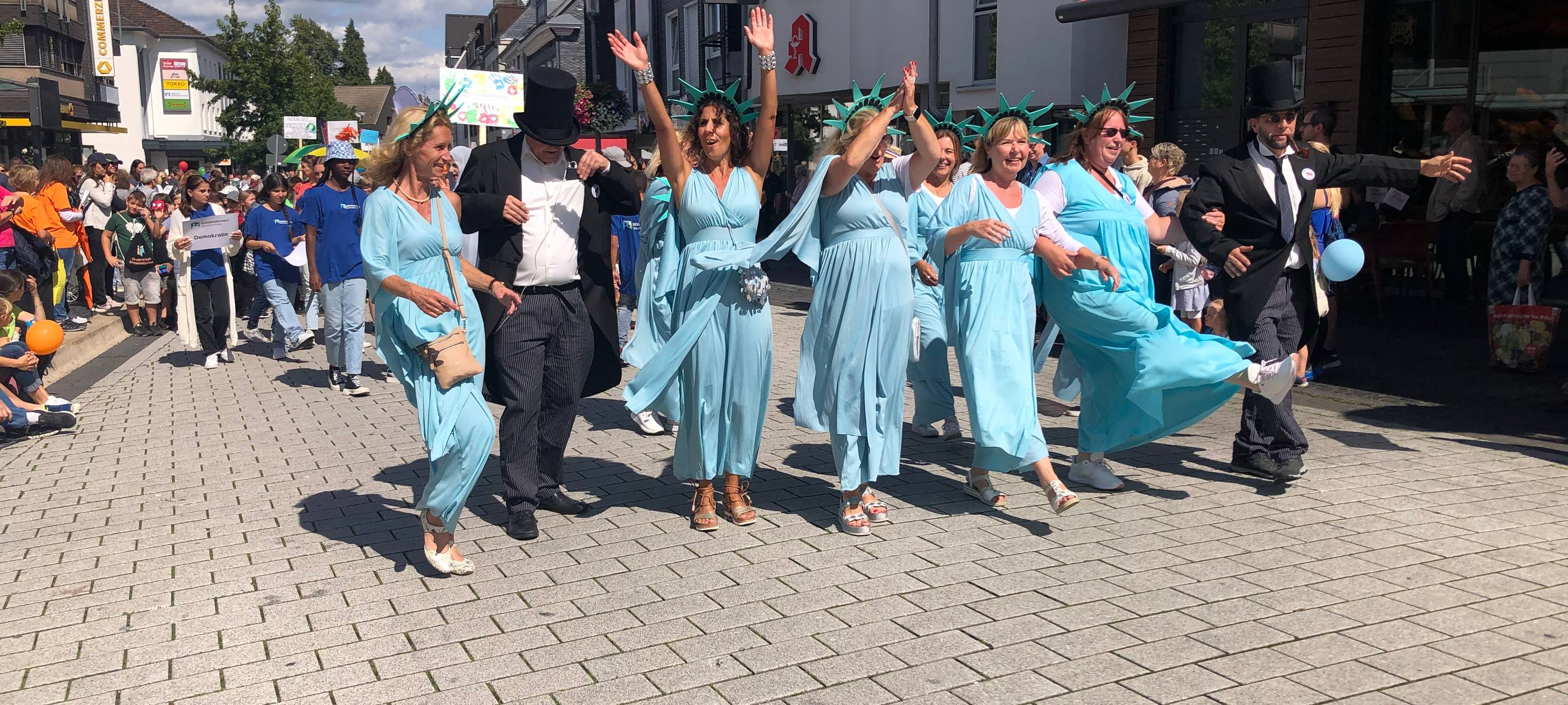 Festumzug zum Stadtjubiläum in Wermelskirchen