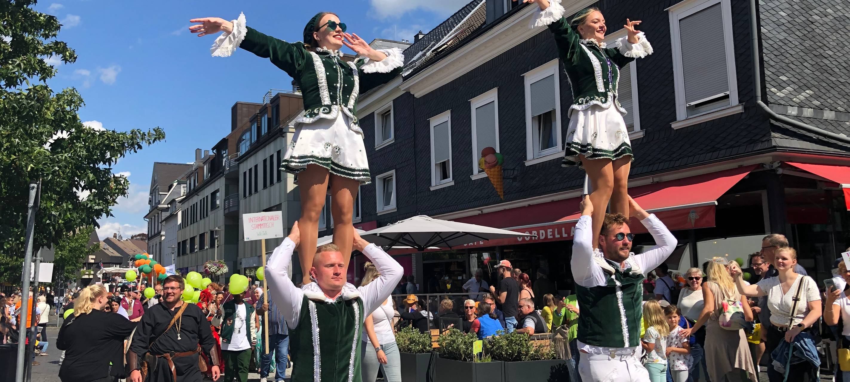 Festumzug zum Stadtjubiläum in Wermelskirchen