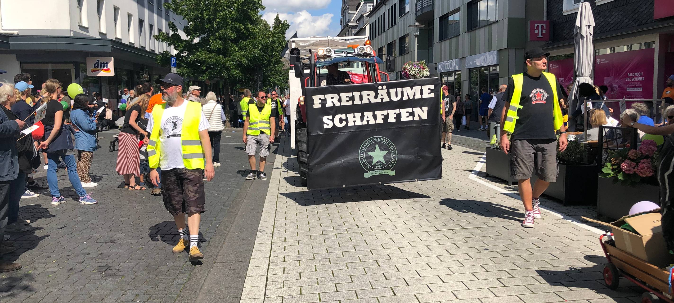Festumzug zum Stadtjubiläum in Wermelskirchen