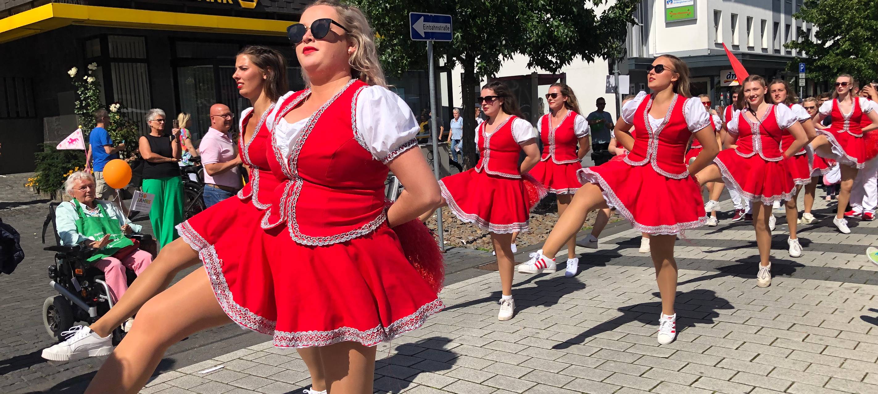 Festumzug zum Stadtjubiläum in Wermelskirchen