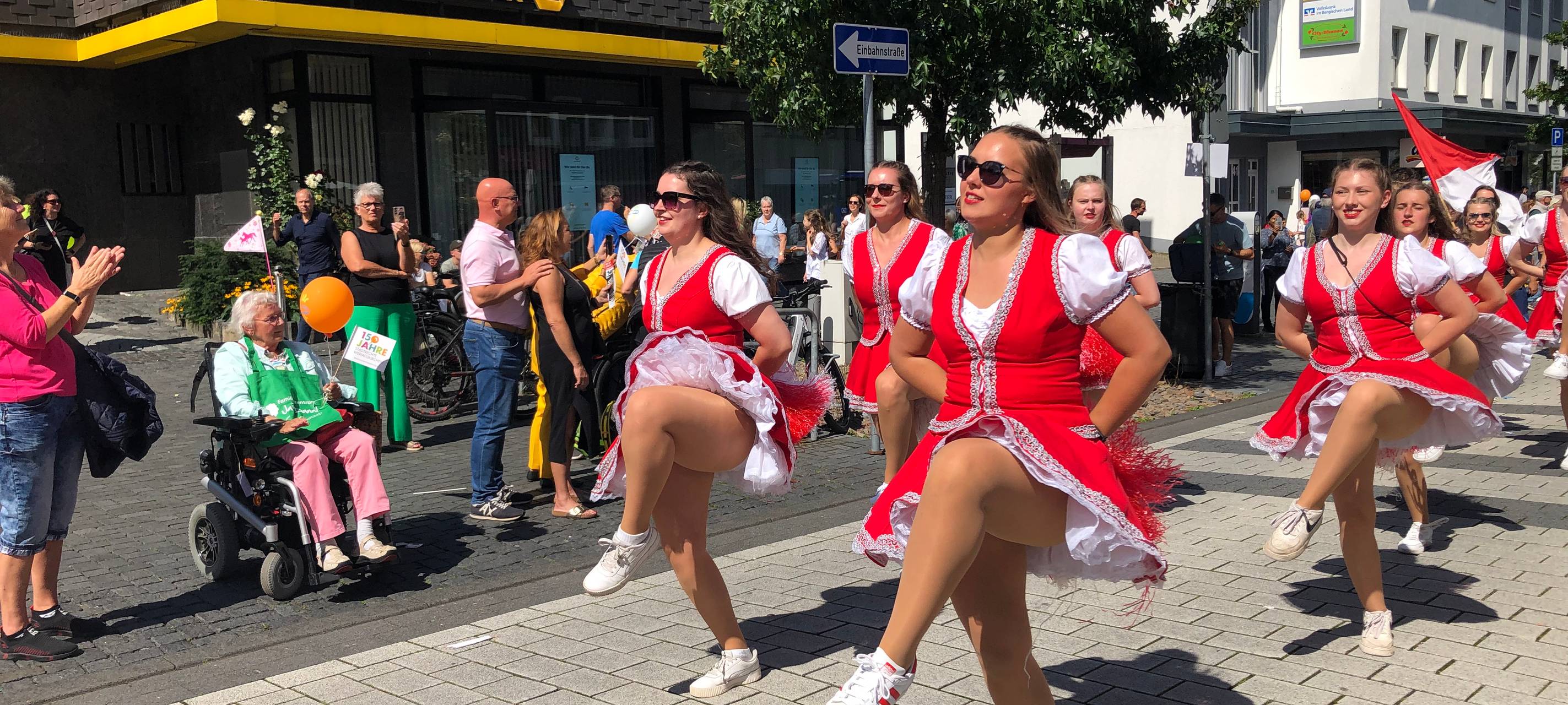 Festumzug zum Stadtjubiläum in Wermelskirchen