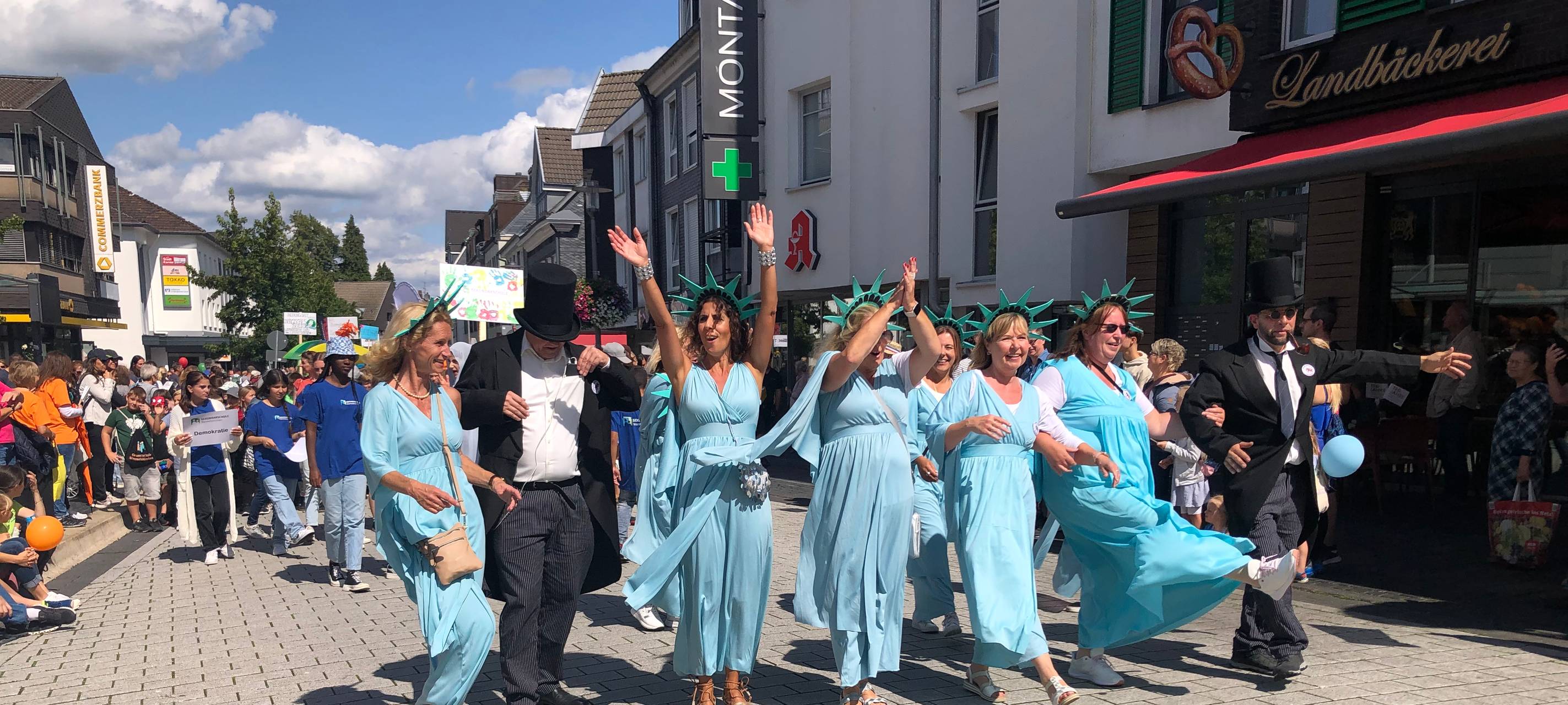 Festumzug zum Stadtjubiläum in Wermelskirchen