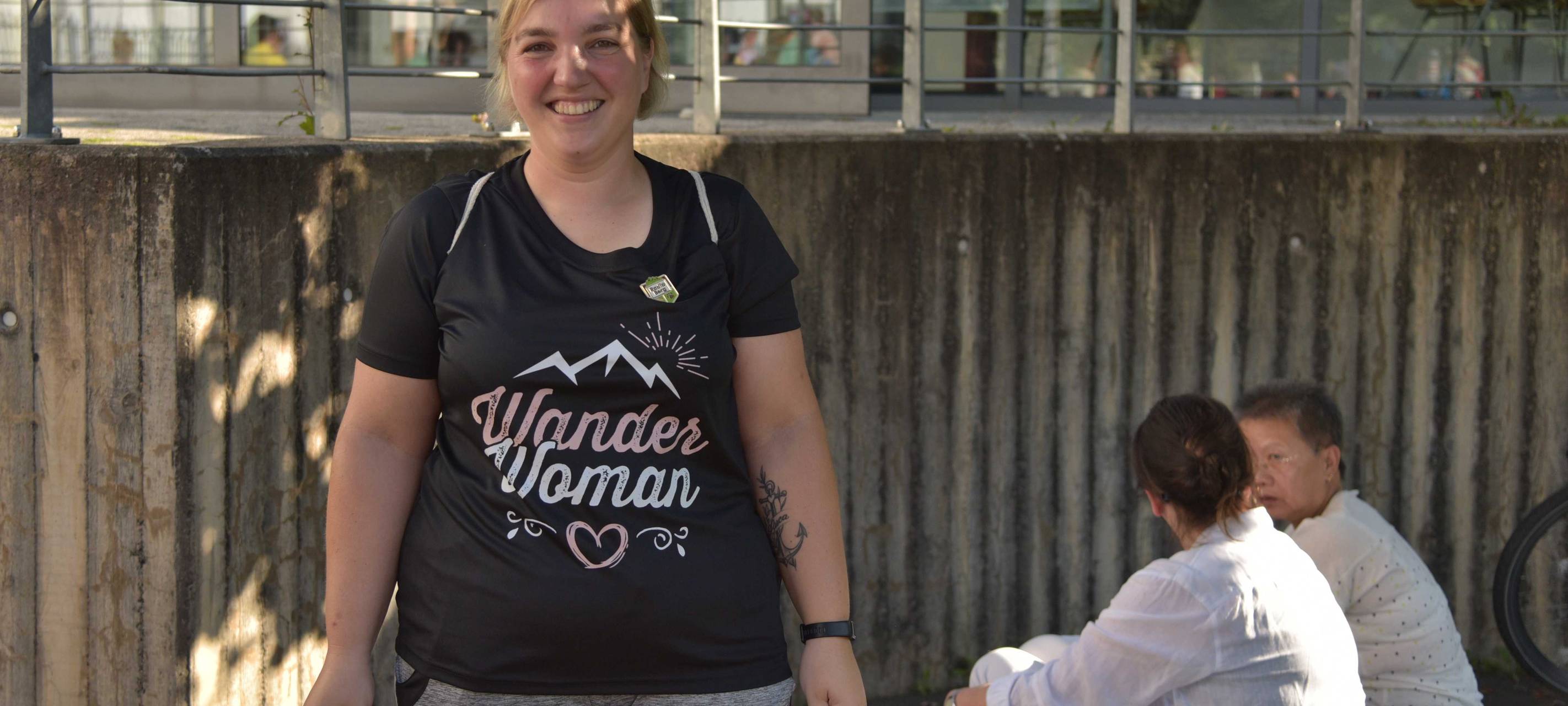 Sonne satt beim Radio Berg Wandertag