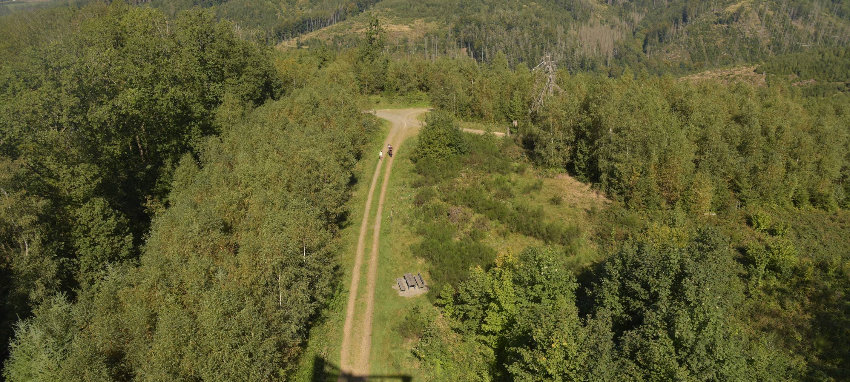 Sonne satt beim Radio Berg Wandertag