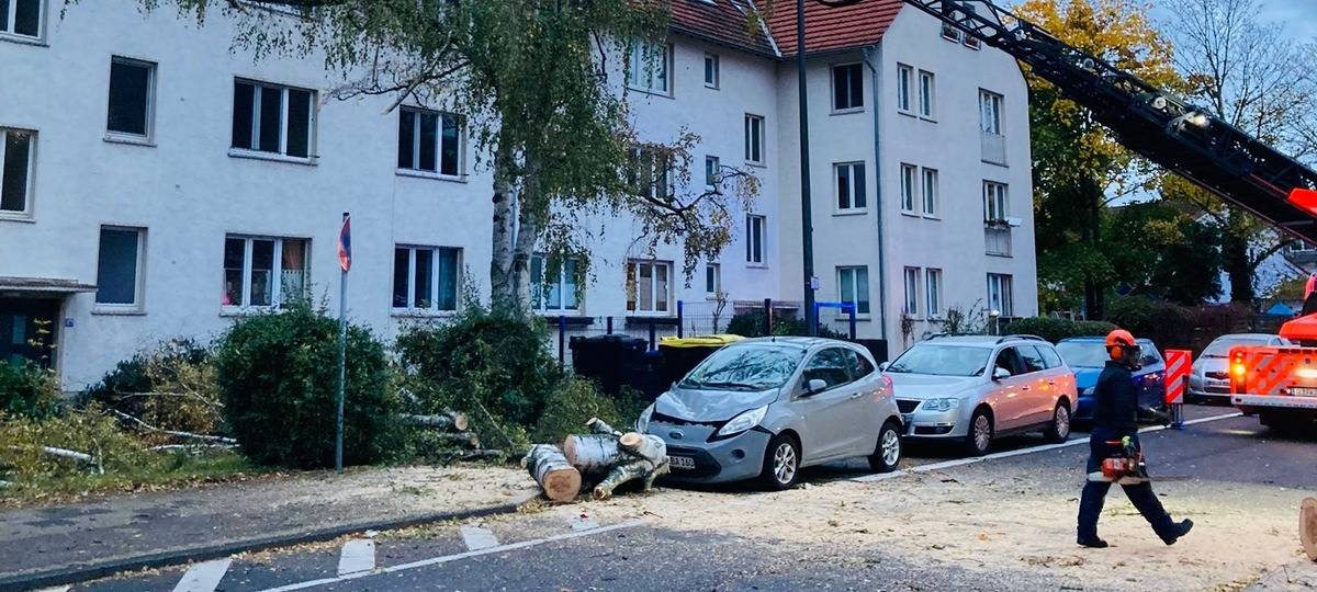 Sturm im Bergischen sorgte für viele Feuerwehr-Einsätze