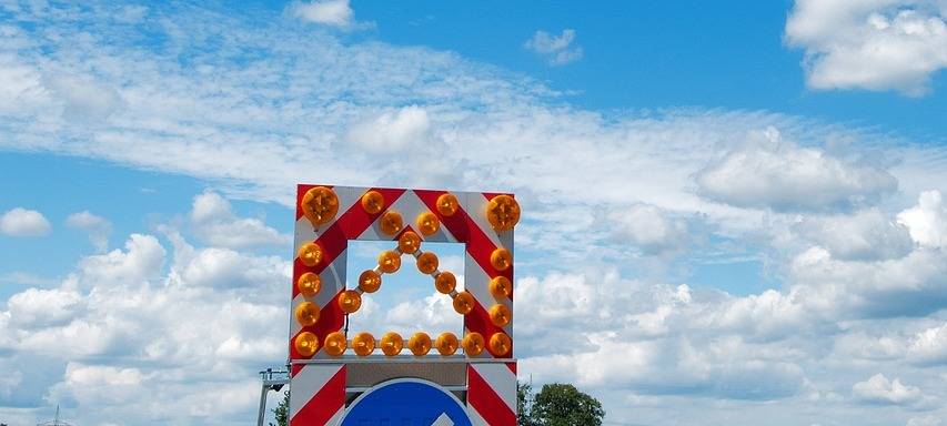 A4 Baustellen - bei Bielstein ist nur eine Spur frei