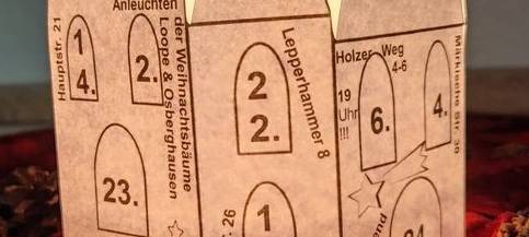 Lebendiger Adventskalender für Engelskirchen