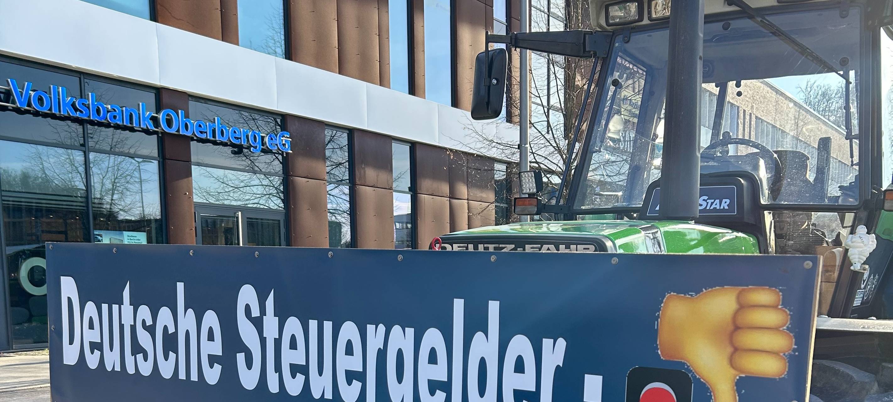 Verkehrsbehinderungen durch Bauernproteste