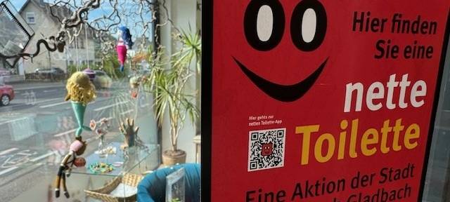 Die "Nette Toilette" in Bergisch Gladbach