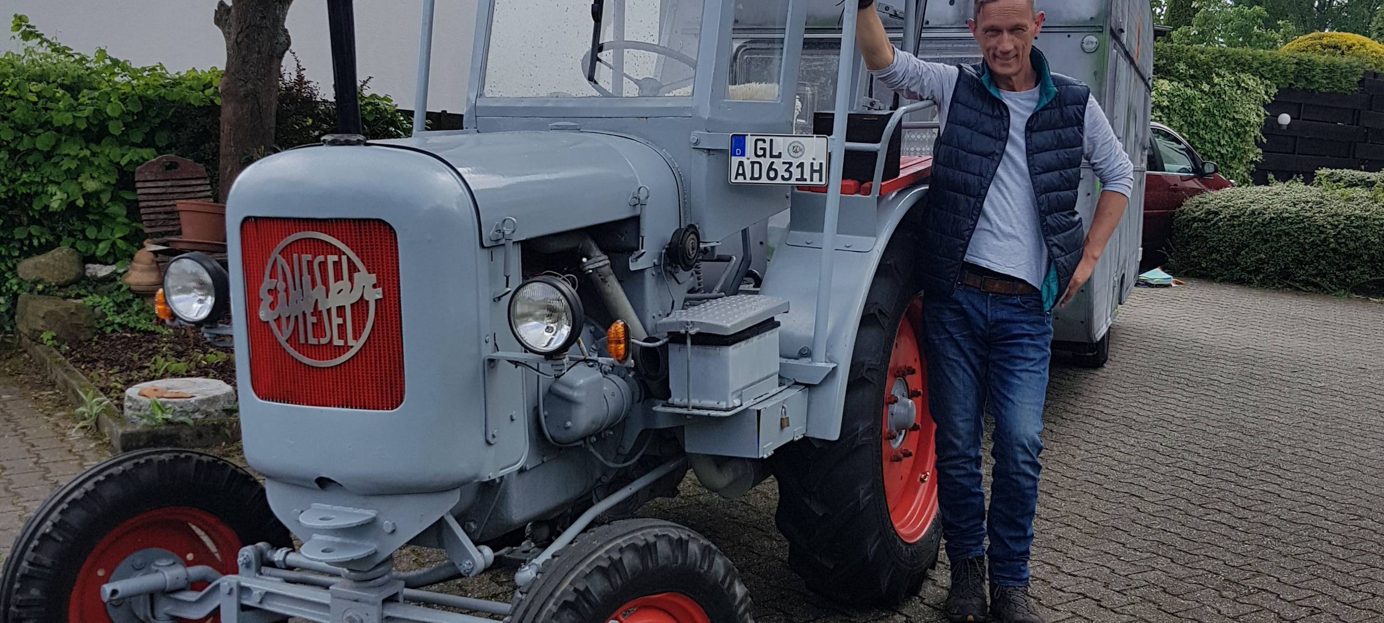 Mit dem Traktor bis nach Irland