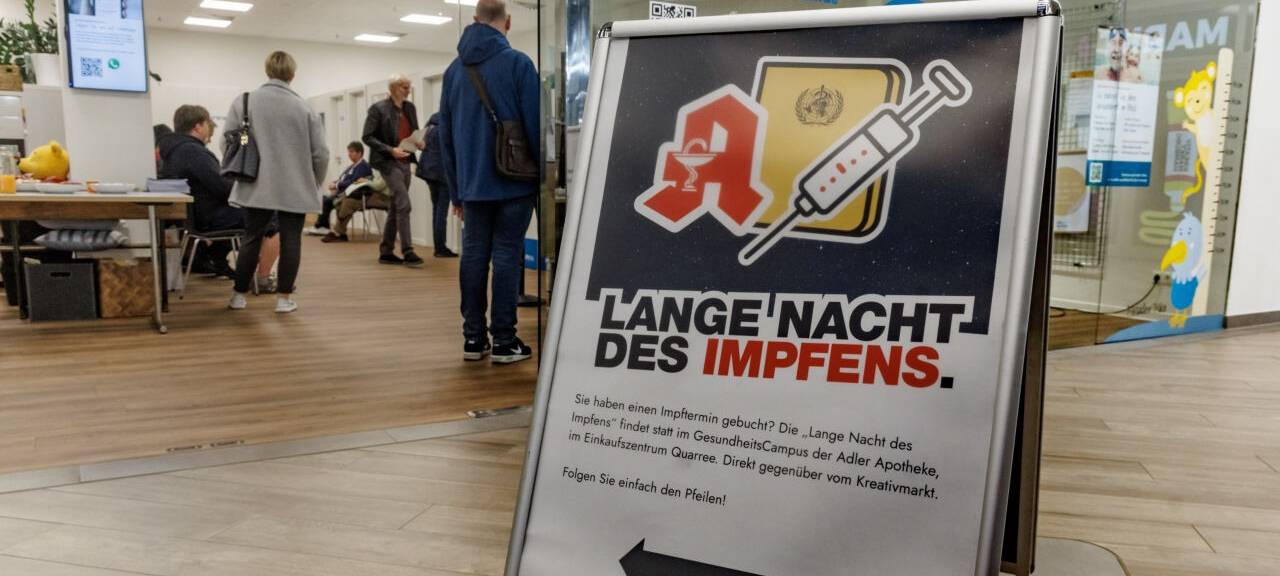 "Lange Nacht des Impfens" in Apotheken in NRW