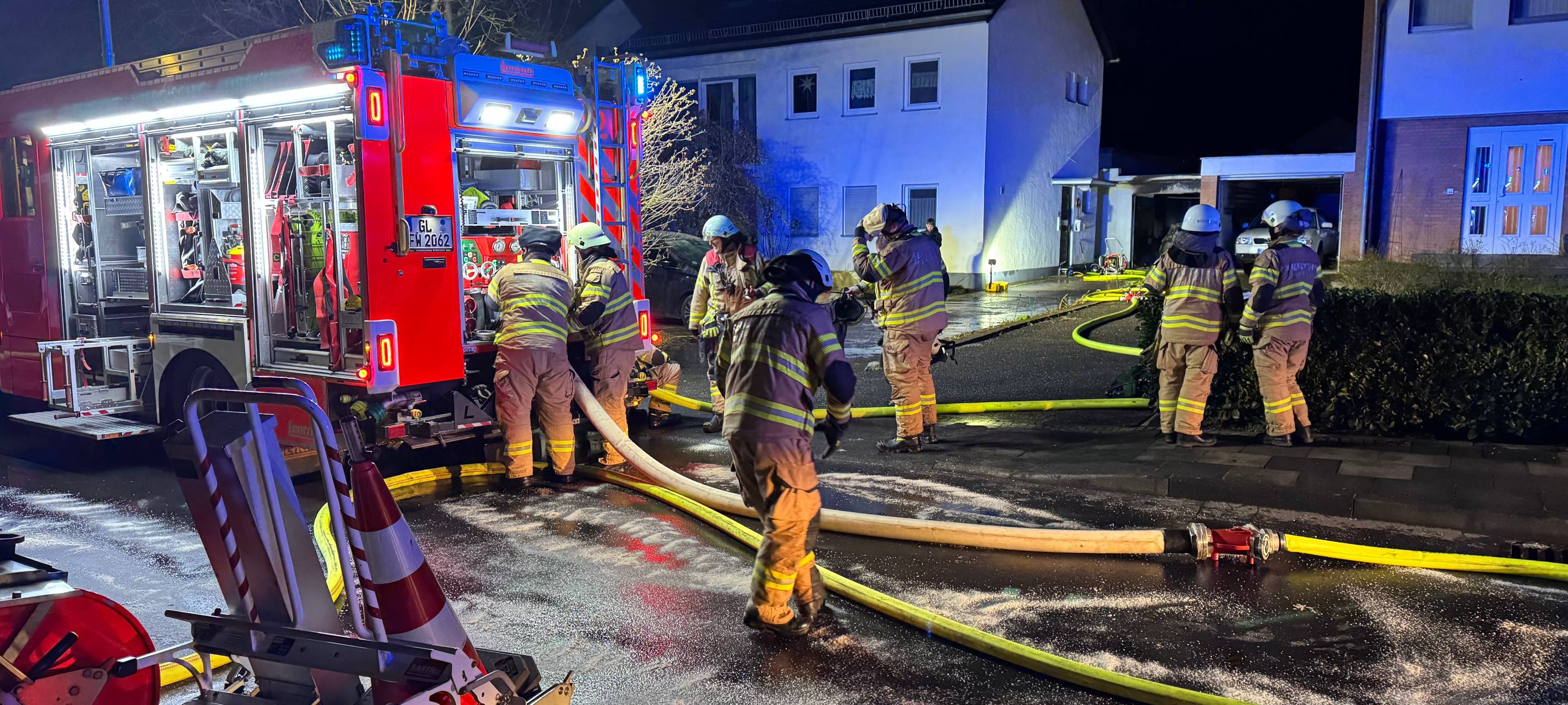 Feuerwehr: Fünf parallele Einsätze in Bergisch Gladbach