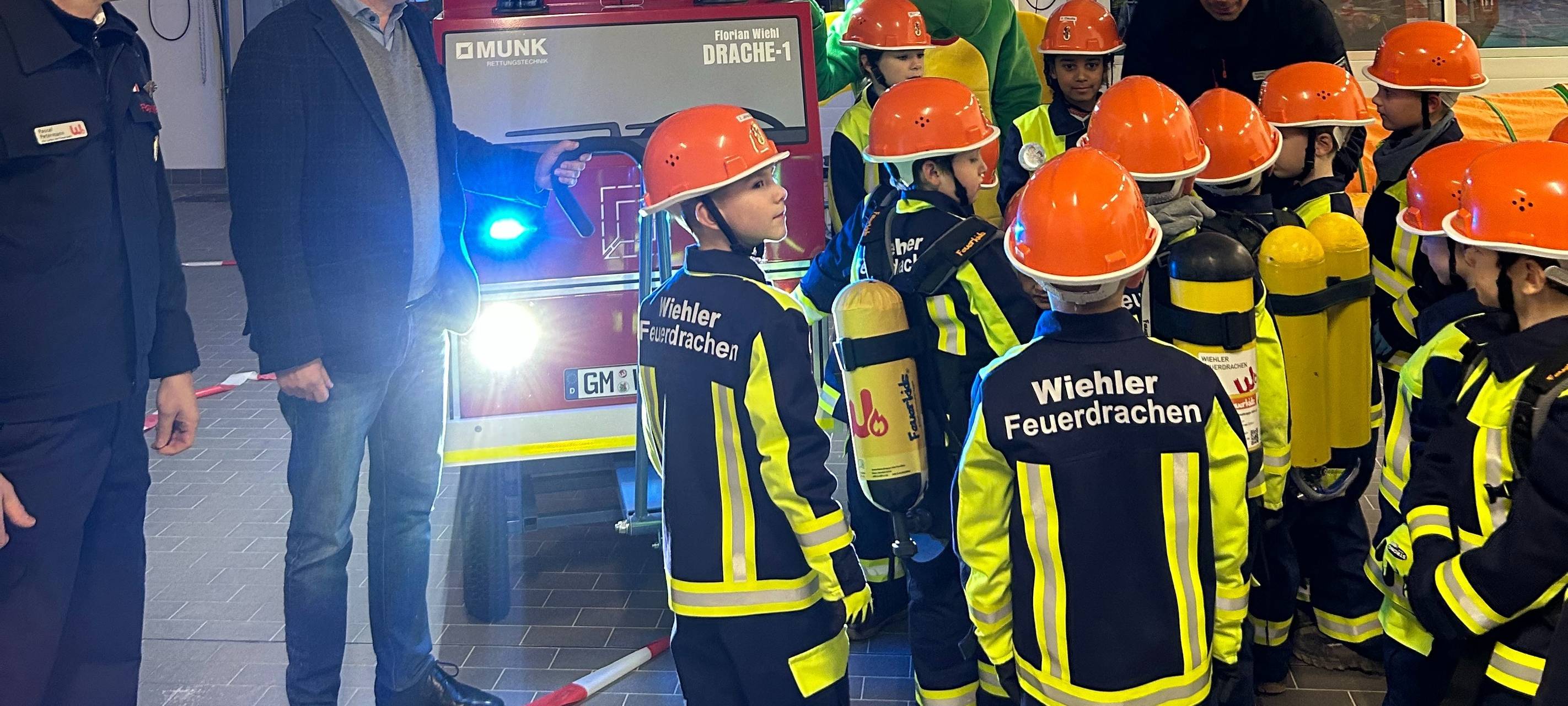 Neuer Übungswagen für die Wiehler Kinderfeuerwehr